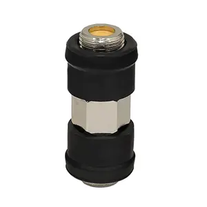 Perfect Vision Cable Extension Coupler (Barrel / Splice) with Weather Boots for Water Proof Connection - 100 Pack (DTVF8