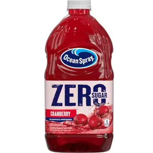 ZERO Sugar Cranberry Juice Drink, Cranberry Juice Drink Sweetened with Stevia, 64 Fl Oz Bottle