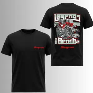 Legends Of The Bench Snap-on T-Shirt, 2 Sides, Mechanic Engine Graphic Tee