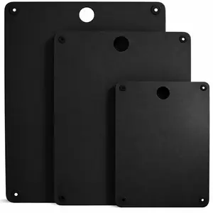 Earth’s Dreams Wood Cutting Board Set 3-Piece Small Large Extra Large Charcuterie Board Non-Plastic Non-Toxic Heavy-Duty Dishwasher Safe Black