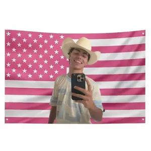 60in x 40in tapestry Funny American Malachi Flag Poster Wall Hanging Fabric Print Tapestry Blanket- For Bedroom, Living Space, Kitchen Decor, Gift Idea, Wall Decoration, Outdoor, Barton University Dormitory poster home decor banner wall art