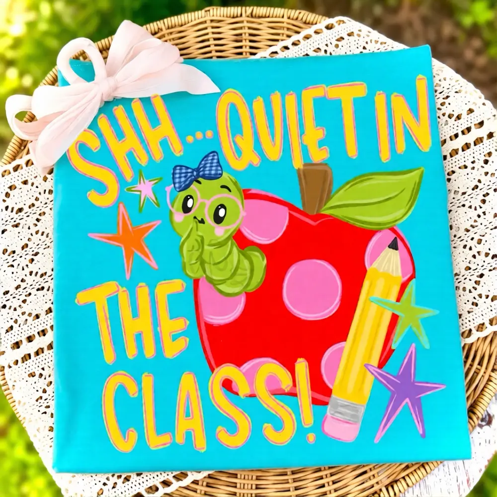 Comfort Colors Shh Quiet in the Class T-shirt
