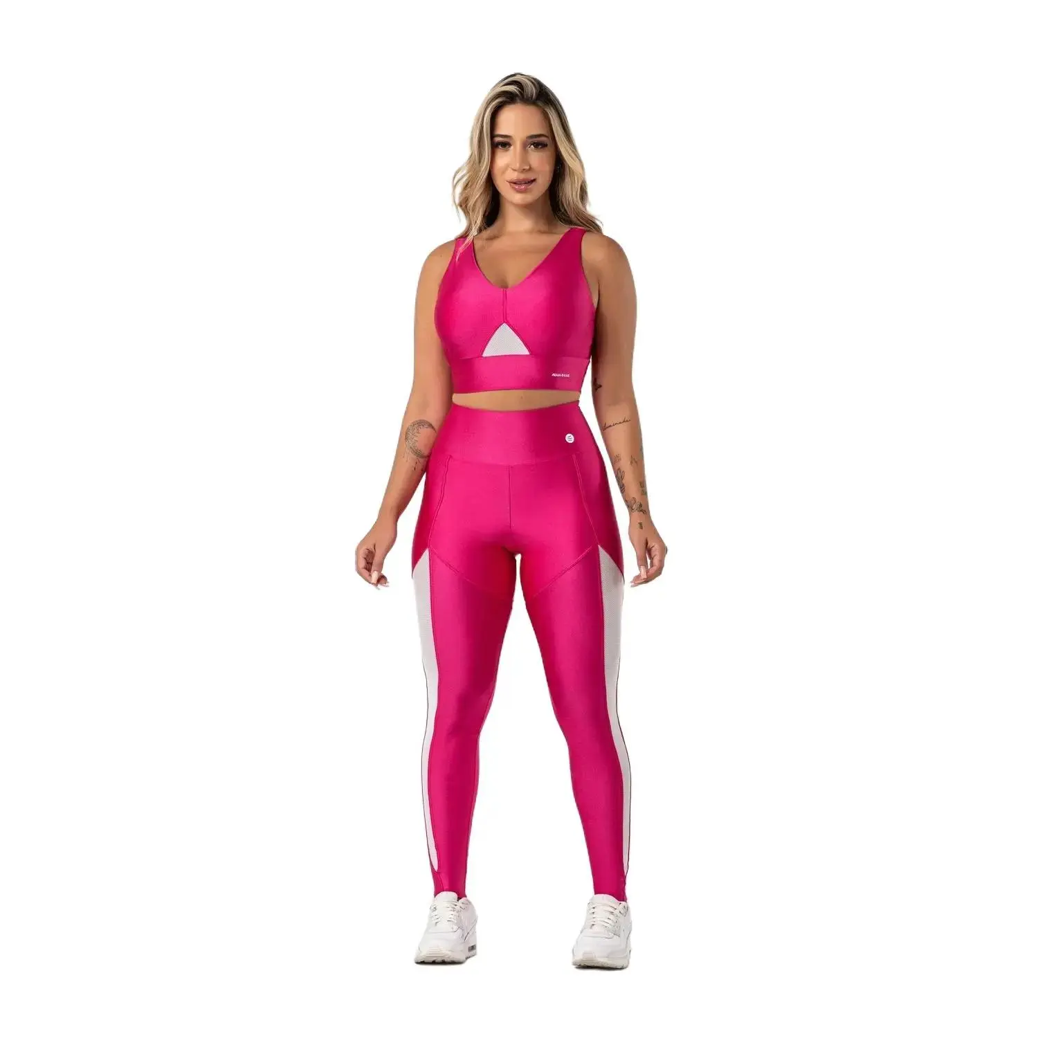 Matching Set Bombshell Sports Bra Leggings Medium Size Active Sports Fitness Gym Wear