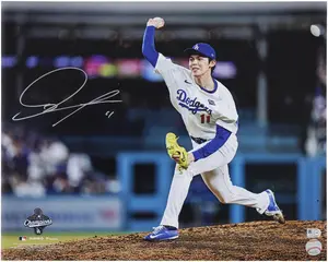 Roki Sasaki Los Angeles Dodgers Autographed 2025 MLB World Series Champions 16" x 20" Photograph - Fanatics Authentic Certified
