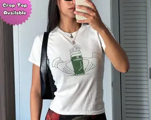 St Patricks Day Claddagh, y2k baby tee, irish fesival, gift for irish girl