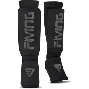 Shin Guards for Kickboxing, Muay Thai, MMA Fighting, Training, Instep Foam Protection, Leg Foot Protector, Martial Arts, Sparring, Boxing Gear