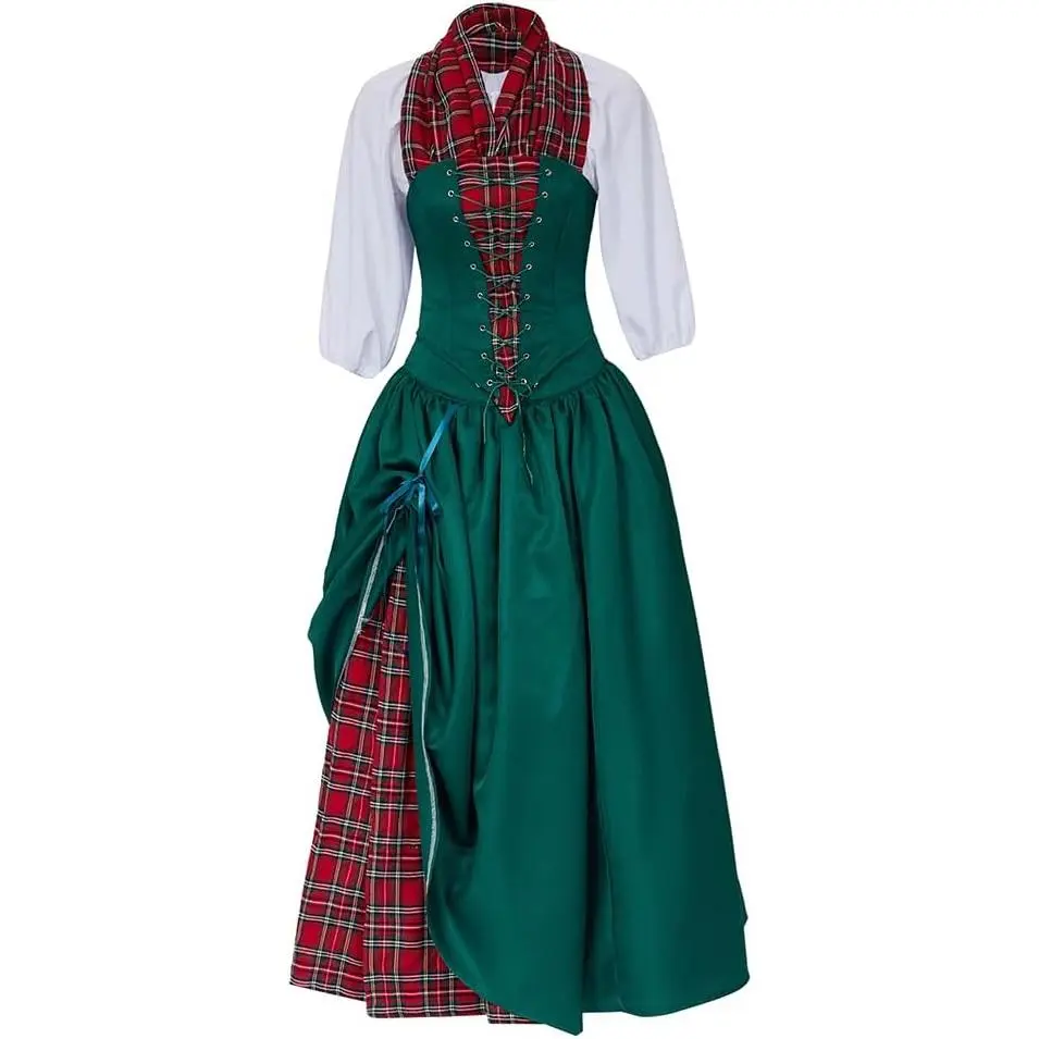 Christmas Caroler Costume Set Women Highland Scottish Plaid Dress Civil War Southern Belle Costume - TikTok Shop Christmas Caroler Costume Set Women Highland Scottish Plaid Dress Civil War Southern Belle Costume - TikTok Shop