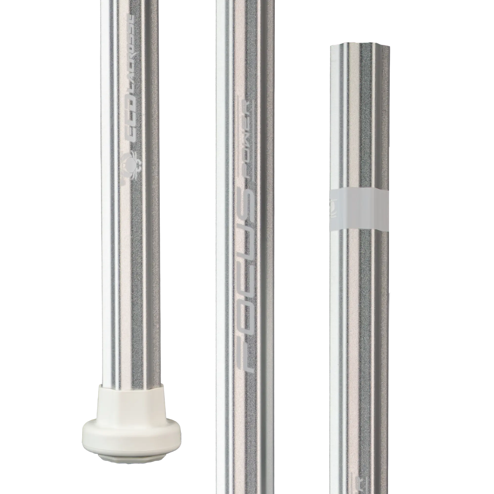 ECD Focus Power Attack Unisex Lacrosse Shaft for Attackers - Concave Grip, Customizable Design, Sliding Cap, Increased Weight Feature, Control Shape, Enhanced Control, Sandblasted Finish