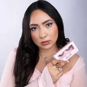 CHERRY – Wispy Soft-Glam Faux-Mink Lashes (Clear Band)