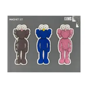 KAWS NGV BFF Enamel Pin Set of 3 Companion In The Age of Loneliness 2019
