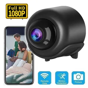 Indoor WiFi Camera, Easy Plug & Play Security Camera with Motion Detection & Night Vision, Small & Discrete Monitor, HD video Camera, Home Monitoring Camera