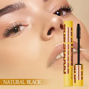 Waterproof Mascara Curling Natural Volume Long-Lasting Smudge Proof, Phthalate-Free Formula, Volumizing Mascara, No Flammable Ingredients, 100ML Liquid, Voluminous Lengthening Mascara