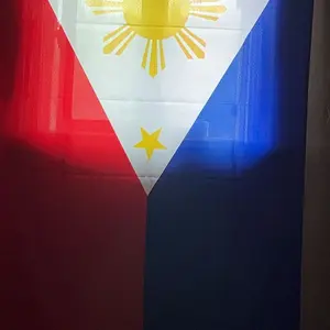 Philippines (Philippine) Flag | 3x5 feet | Printed 150D, Indoor/Outdoor, Vibrant Colors, Brass Grommets, Quality Polyester, Much Thicker More Durable Than 100D and 75D Polyester
