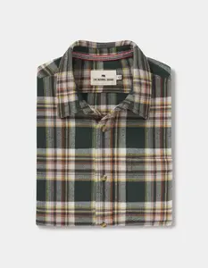 Louis Heavyweight Flannel Overshirt in Elmwood Plaid