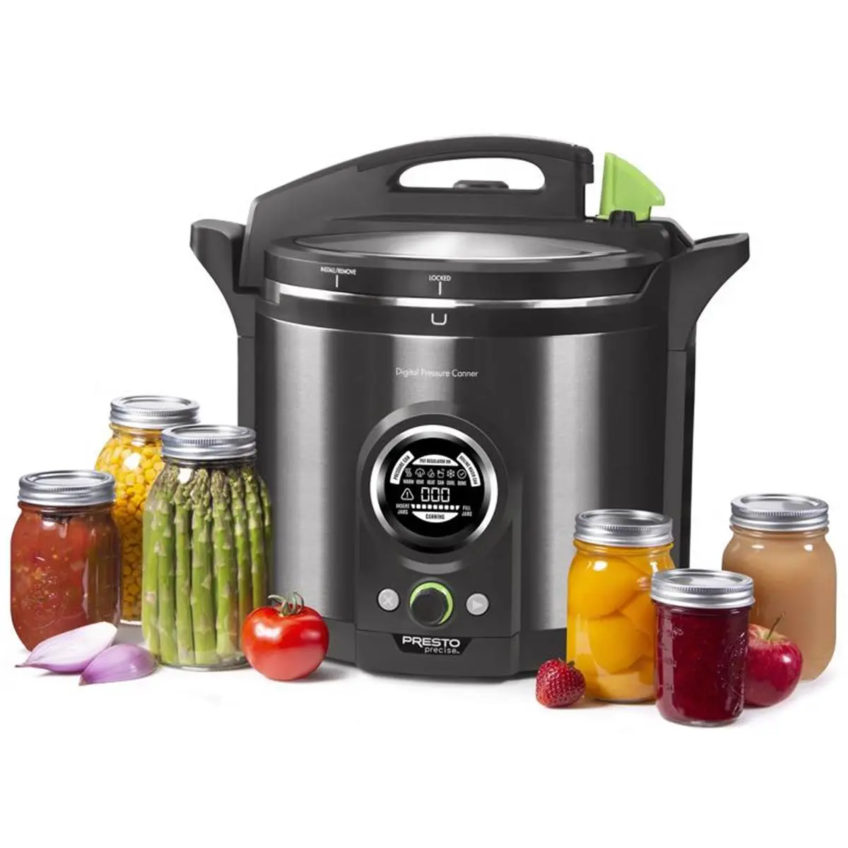 National Presto Industries 6016425 12 qt. Precise Digital Electric Pressure Canner
