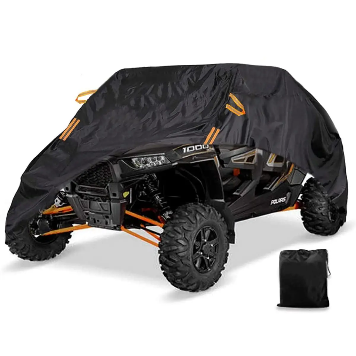 Waterproof UTV Cover Heavy Duty Oxford Cloth Protection Covers 4 Seater UTV Accessories for Polaris RZR Can-Am Ranger Defender All Weather Side by Side Cover