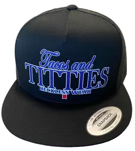 TACOS AND TITTIES SNAPBACK HAT - PRINTED HAT
