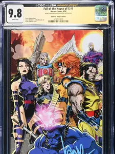 Fall of House of X 4 Signed CGC 9.8 Andrews