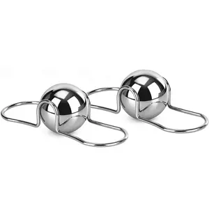 2 Pack Espresso Cooling Ball, Stainless Steel Frozen Ice Rock for Coffee, Espresso Accessories Extract Brew Chilling Tool Chiller Gift for Birthday, Valentine's Day, Christmas