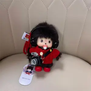 Snatched Fit Alert! Blue Jeans Overalls for Stuffed Animals - Adorable Monkey Plushie Clothes, Must-Have for New Year!