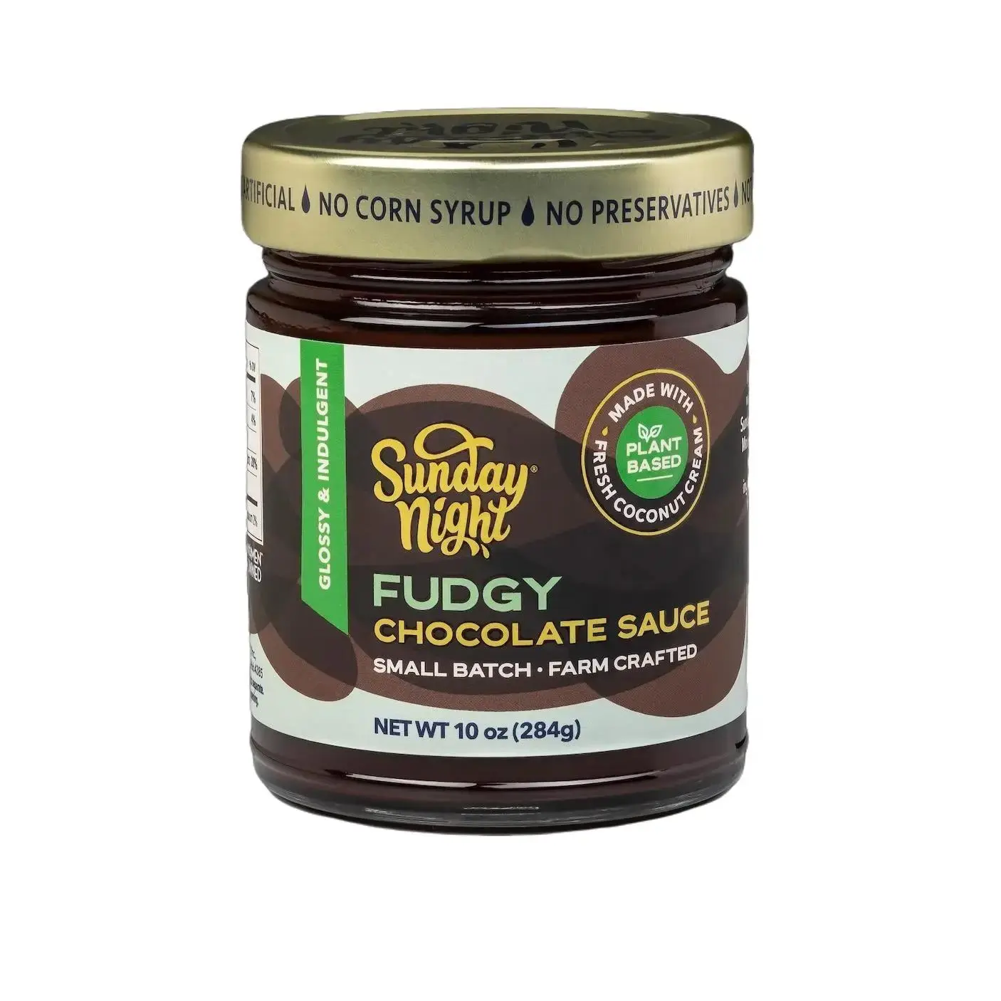 Sunday Night Foods Fudgy Vegan Chocolate Sauce