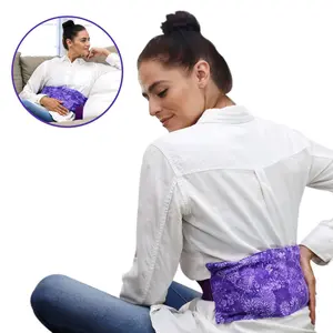 Hot Pocket - Back Belt Style - Versatile and Soothing Microwave Heating Pad with Washable Cover