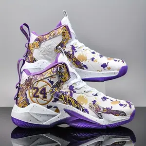 Men's High-Top Basketball Sneakers - Comfortable, Non-Slip, Durable Lace-Up Sneakers for All Seasons