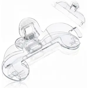 Transparent Book Page Holder for Reading: Large Book Clips to Hold Book Open - Page Holder Clip for Fixing  Book, Page Marker for Teaching, Cooking