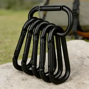 Carabiner Set D Ring Outdoor Clip Hook | 2.3" Spring Snap Clip for Camping Hiking Backpack Keychain Dog Leash DIY Gear