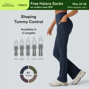 Halara UltraSculpt High Waisted Tummy Control Pocket Shaping Yoga Bootcut Leggings #SwimWeek Halara UltraSculpt High Waisted Tummy Control Pocket Shaping Yoga Bootcut Leggings #SwimWeek