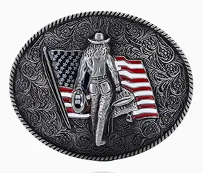 American Cowgirl USA Flag Belt buckle FOR WOMEN 1806A