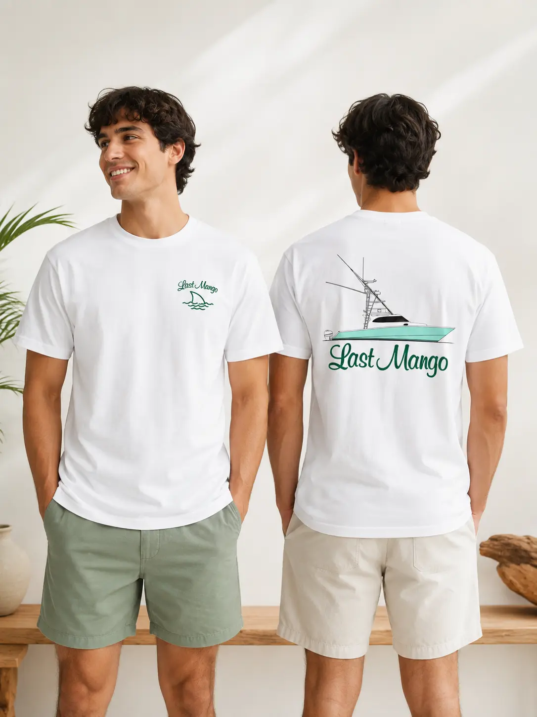 Last Mango Boat Shirt – Men’s Offshore Fishing Shirt, Tropical Coastal Boating Gift