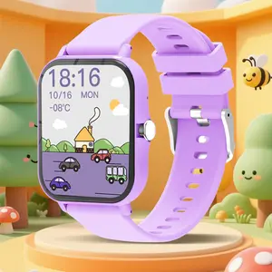 1.83 Inch Touch Screen Kids Multifunctional Smartwatch, Large Battery Capacity, Lightweight,Fitness Tracker, Wireless Calling & Message Notifications, Music Player, Flashlight,Calculator,Wearable Device Compatible with Android and iOS,Children's Gift