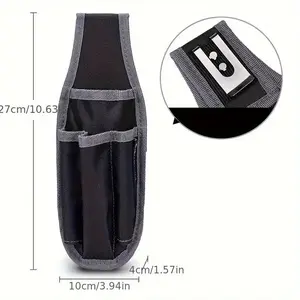 Multifunctional Tool Storage Bag, Tool Pouch, Hand-Free Waist Pack for DIY, Woodworking, Home Repair, Durable Workstation Organizer ()