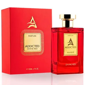 Hamidi Addicted Divine Red EDP Spray, 120ML (4 oz) Unisex Fragrance - Exquisite Beauty & Personal Care Scent to Elevate Senses
