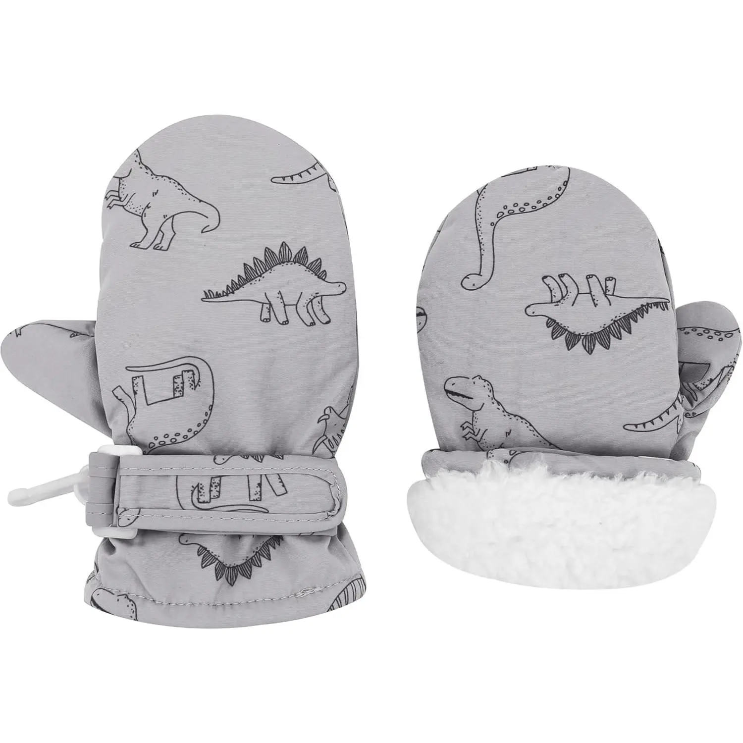X-HBL01   Infant Baby Toddler Kids Winter Mittnes Lined Fleece Warm Waterproof Ski Snow Gloves For Boys Girls