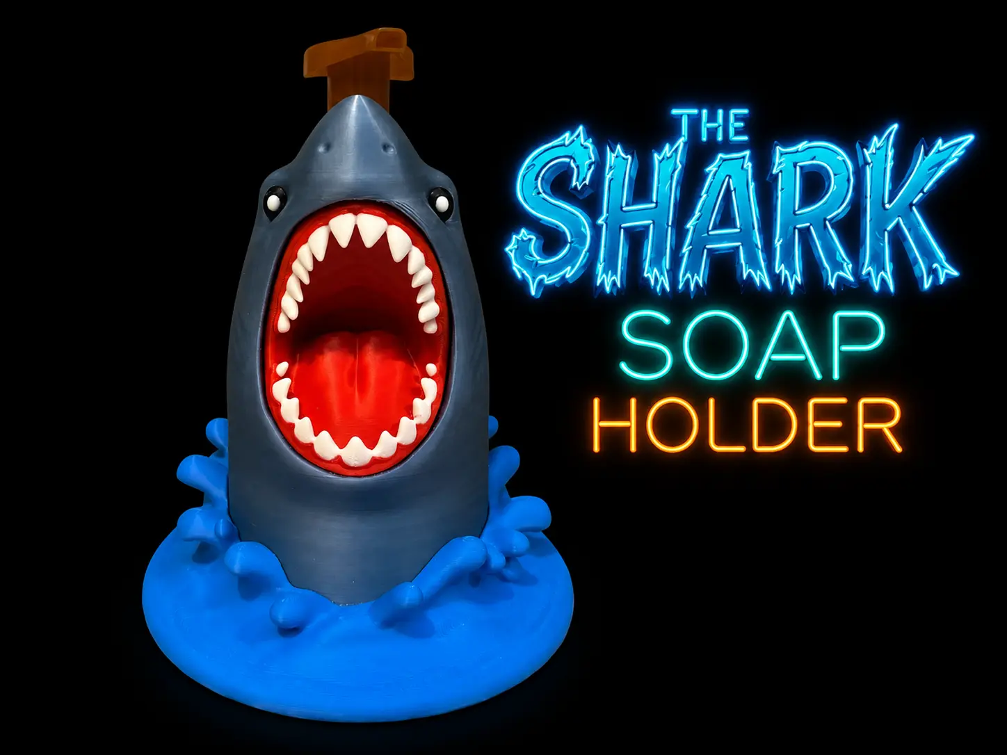 The Shark Bath and Body Soap holder