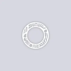 Sun Block Circle Rim Clay Stencil