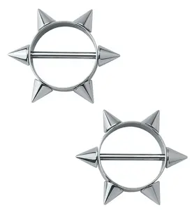 Spiked Nipple Rings