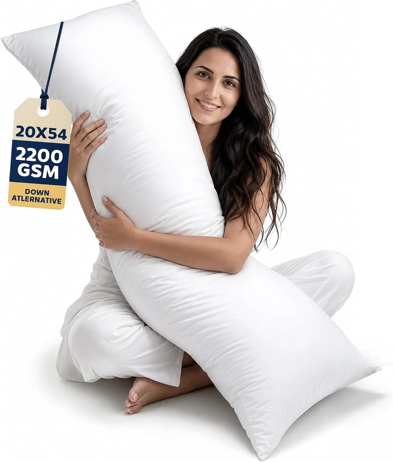 Gusset Pillow (White, Body)