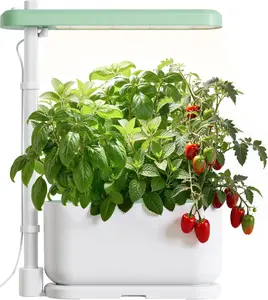 Hydroponics Growing System Kit with 3 Pods  Full  LED Grow Light, Adjustable Height Indoor  Garden, Educational-Ready Hydroponic System for  and BeginnersGardening Gifts