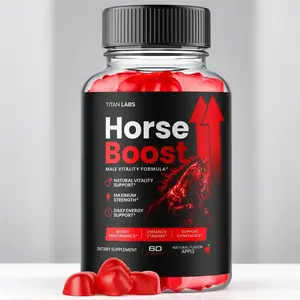 HorseBoost Gummy Supplement, Apple Flavor, 60 Gummies