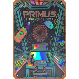 Primus - 2021 poster G5, NC foil retro metal tin vintage sign 12x8 inch wall decor