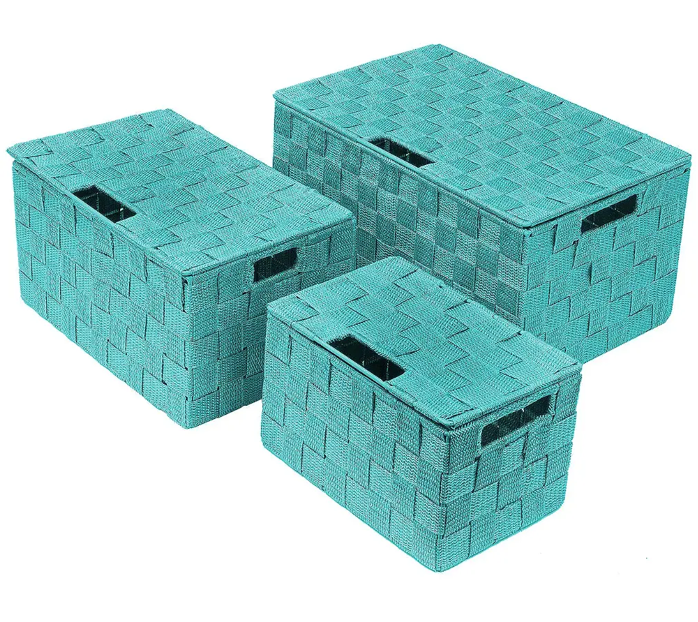 3-Piece Stackable Basket Set 3-Piece Stackable Basket Set