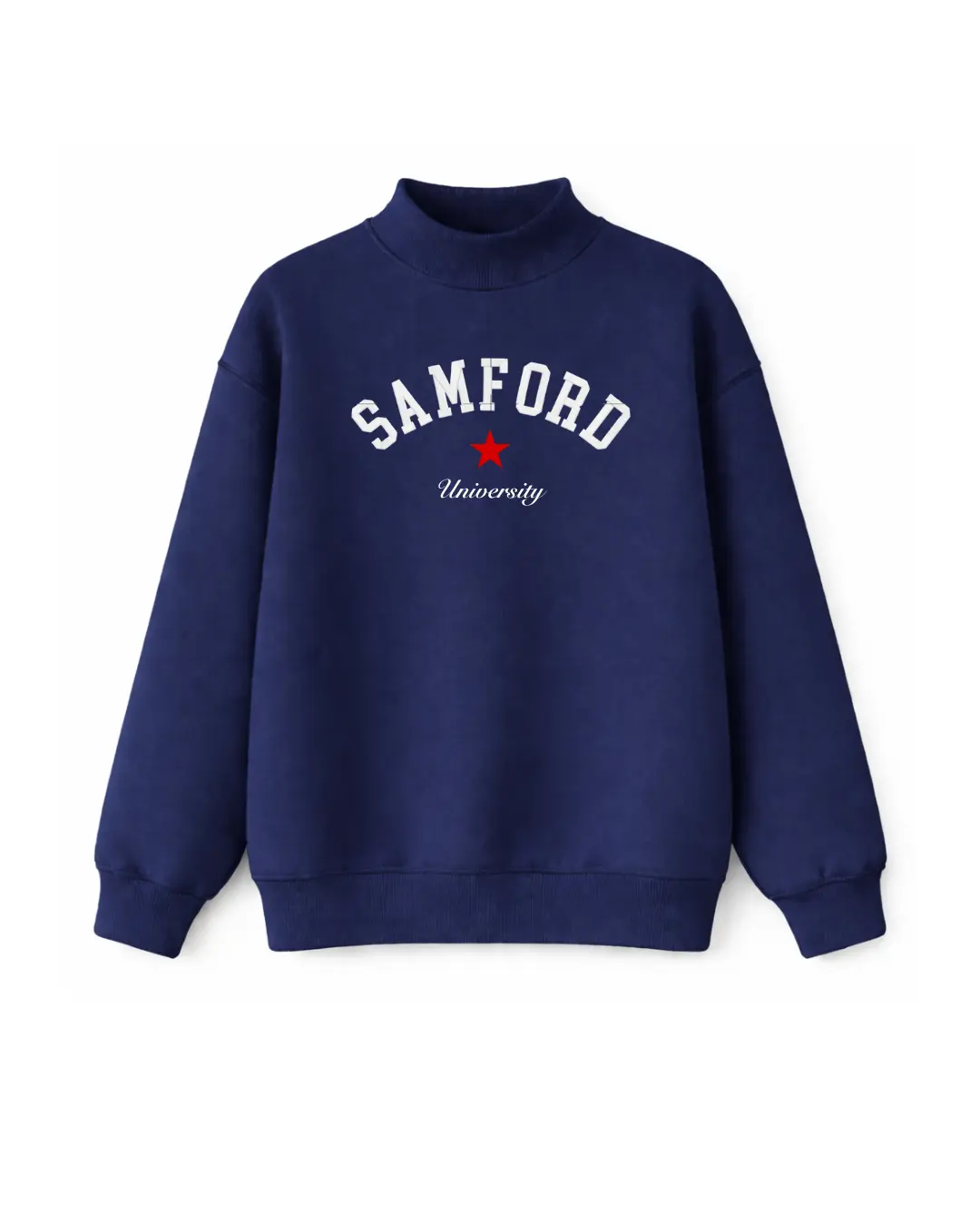 Samford Varsity and Star Mockneck (navy)