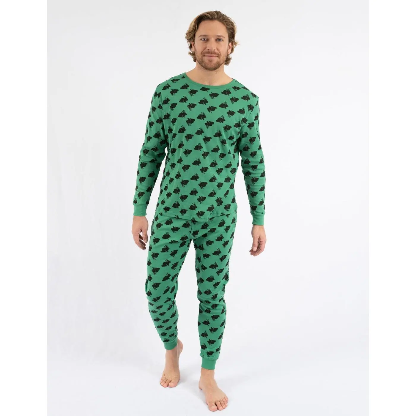 Men's Cotton Bunny Pajamas