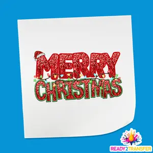 Merry Christmas Design Christmas  DTF Transfer