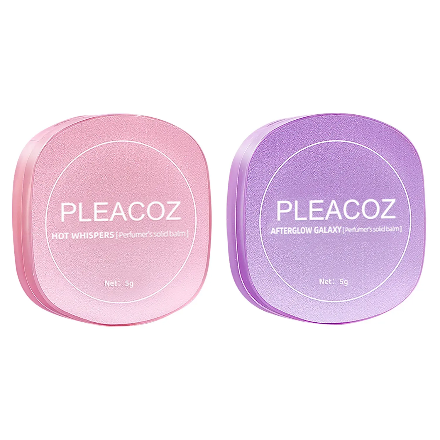 Pleacoz Solid Perfume for Women, Long-Lasting & Non-Greasy Body Scent with Botanical Wax, Portable Everyday Fragrance, Floral Woody Musk