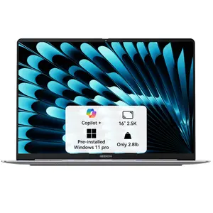 GEEKOM GeekBook X16 Pro 16" Laptop - Intel Ultra CPU, 32GBRAM, 1TB & 2TB SSD, 2.8K OLED, AI Performance, Lightweight,Extended 2-Year Warranty, Fast charging, Whisper-QuietCooling
