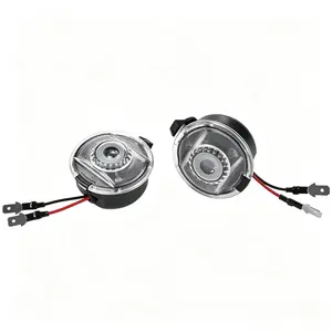 2pcs HD LED Puddle Lights with Logo Projector - Highlighting Side Mirror Lighting Assemblies for Ford F-150, Explorer, Edge, Expedition, Flex, Fusion, Taurus X